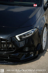 Mercedes Benz A-Class AMG A45 W177 V177 2019-ON with Aftermarket Parts - Blackseries Style Front Canards Carbon Fiber from Geex Village